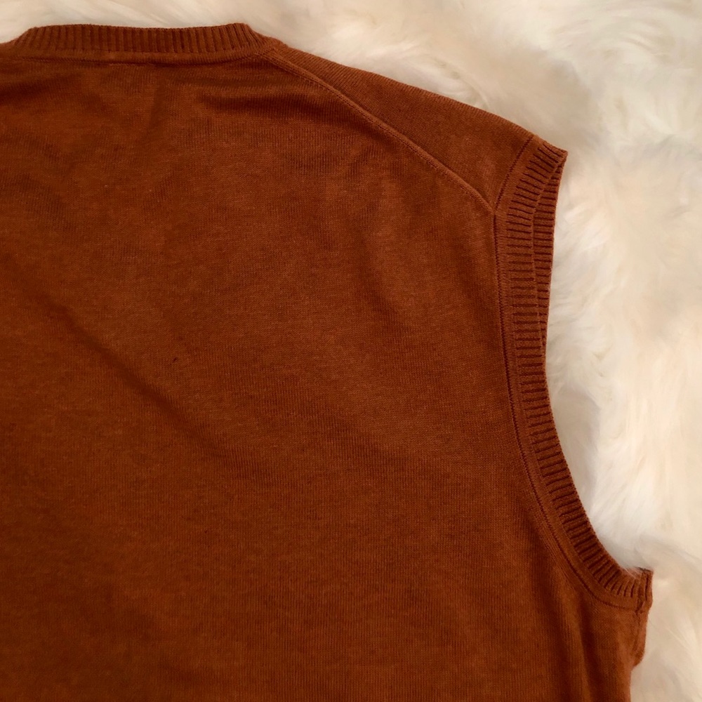 Jos. A. Bank Clay-Brown Sweater Vest - Picture 3 of 5